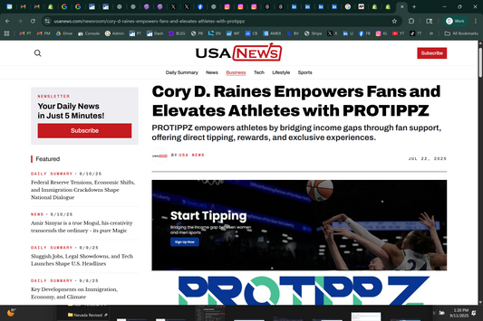 Cory D. Raines Empowers Fans and Elevates Athletes with PROTIPPZ