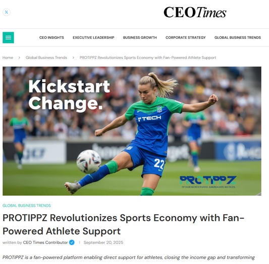 PROTIPPZ Revolutionizes Sports Economy with Fan-Powered Athlete Support