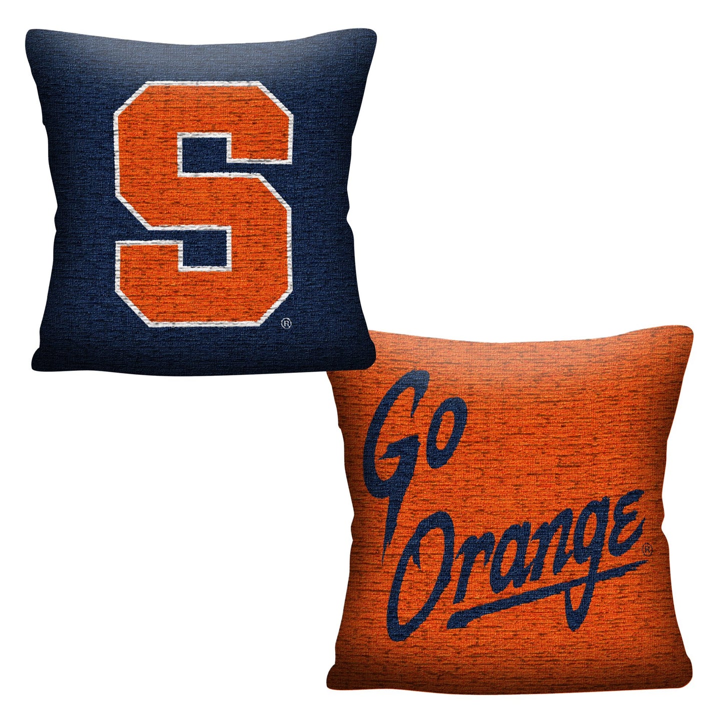 Syracuse OFFICIAL NCAA "Invert" Woven Pillow; 20" x 20"