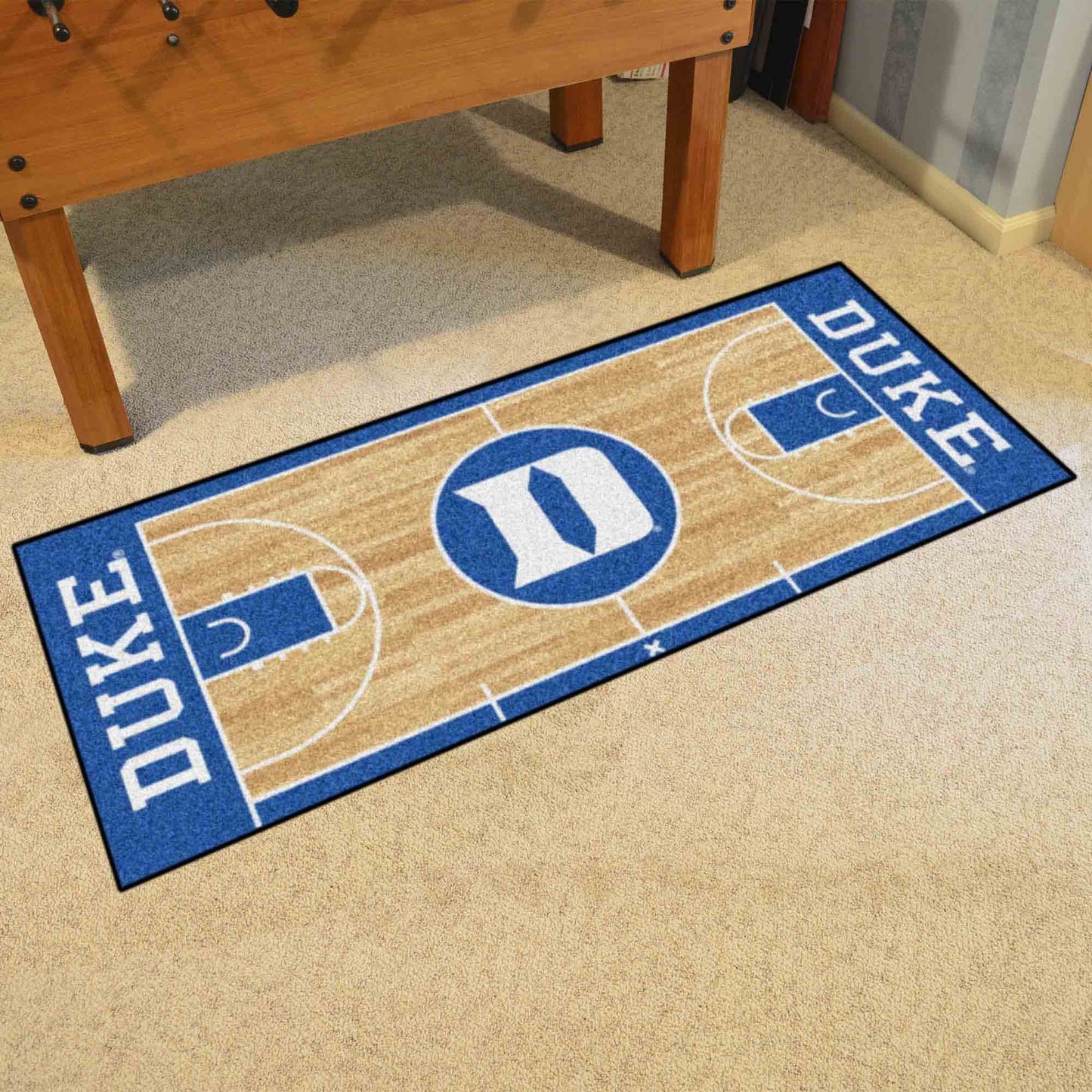 Duke Basketball Court Runner 30"x72"