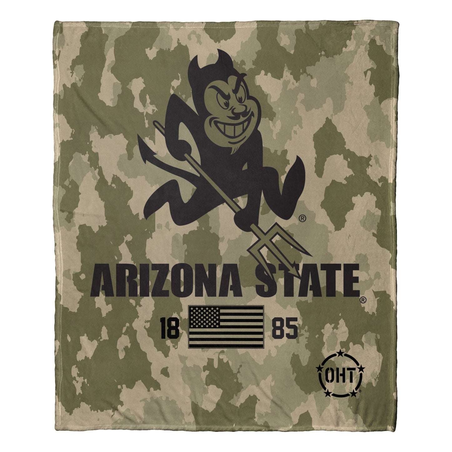 Arizona State OFFICIAL NCAA OHT "Special Ops" Silk Touch Throw Blanket; 50" x 60"