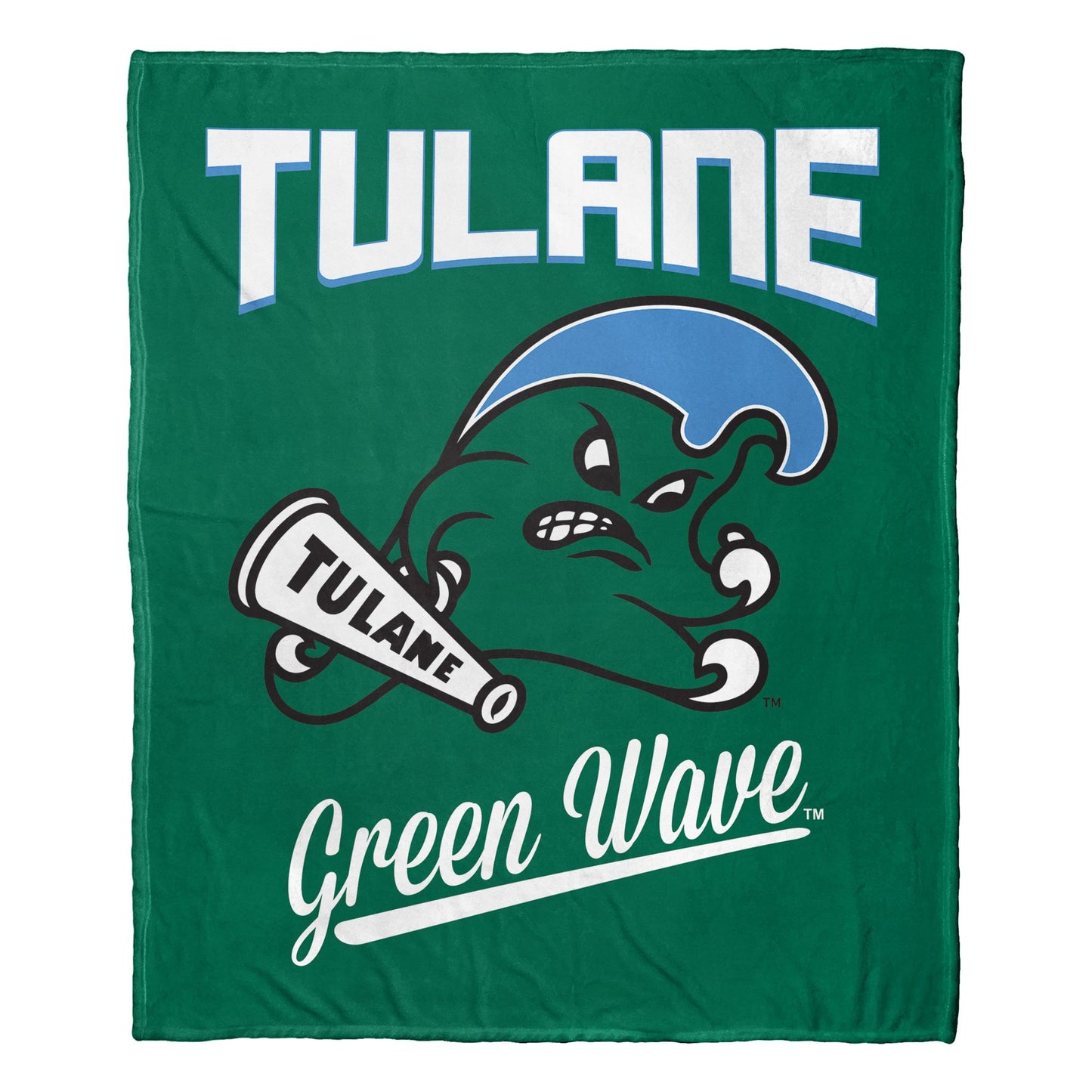 Tulane OFFICIAL NCAA "Alumni" Silk Touch Throw Blanket; 50" x 60"