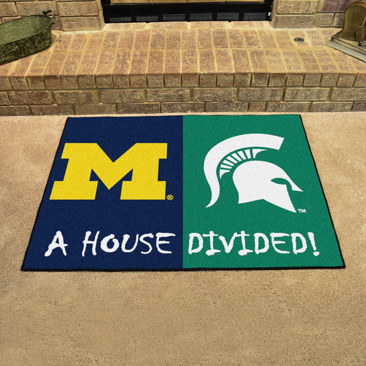 Michigan - Michigan State House Divided Rug 33.75"x42.5"