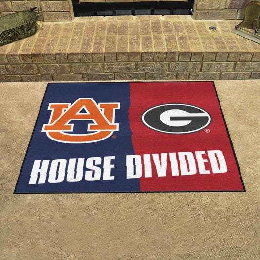 Auburn - Georgia House Divided Rug 33.75"x42.5"