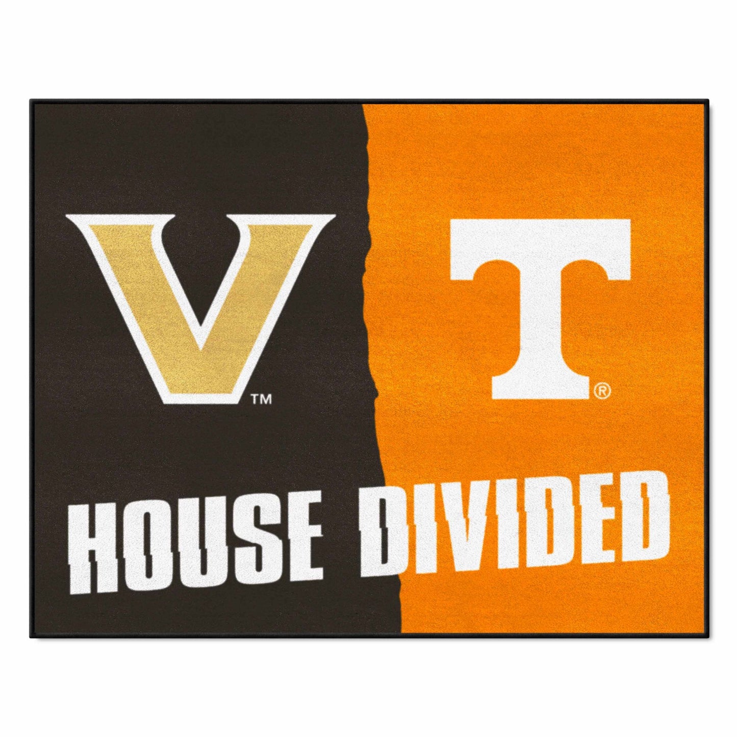 Vanderbilt - Tenneessee House Divided Rug 33.75"x42.5"