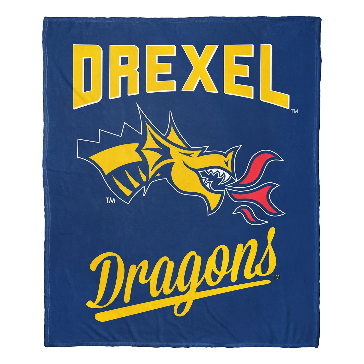 Drexel OFFICIAL NCAA "Alumni" Silk Touch Throw Blanket; 50" x 60"