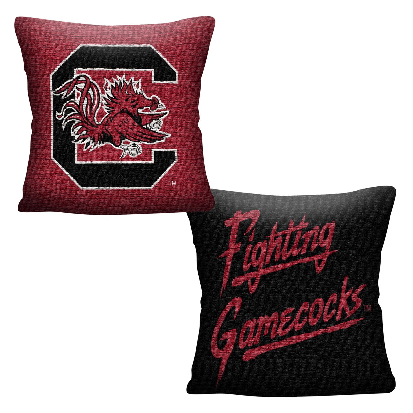 South Carolina OFFICIAL NCAA "Invert" Woven Pillow; 20" x 20"