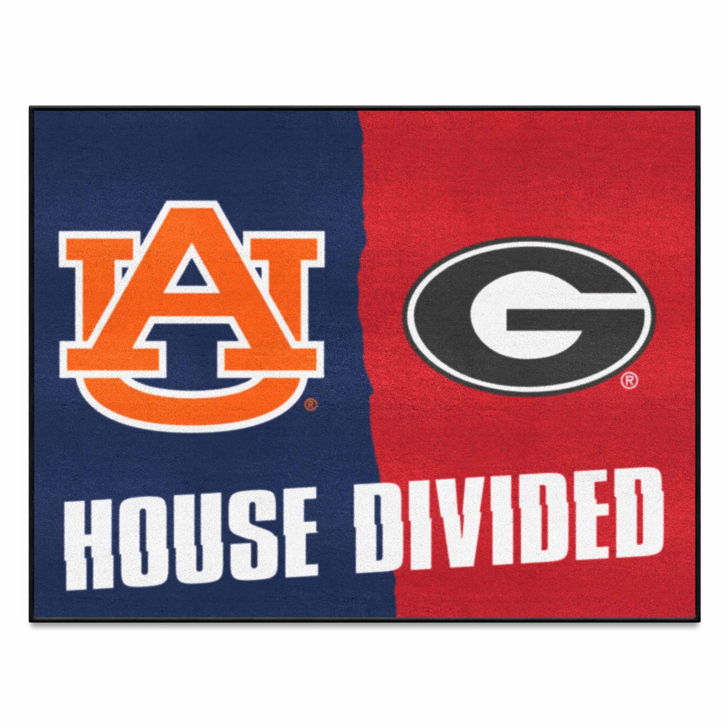 Auburn - Georgia House Divided Rug 33.75"x42.5"