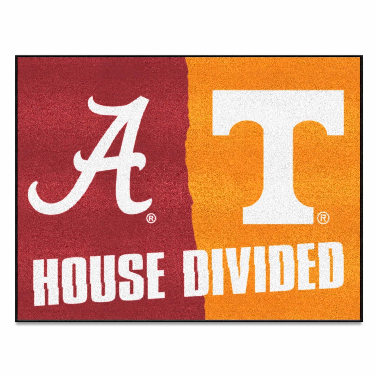 Alabama - Tennessee House Divided Rug 33.75"x42.5"