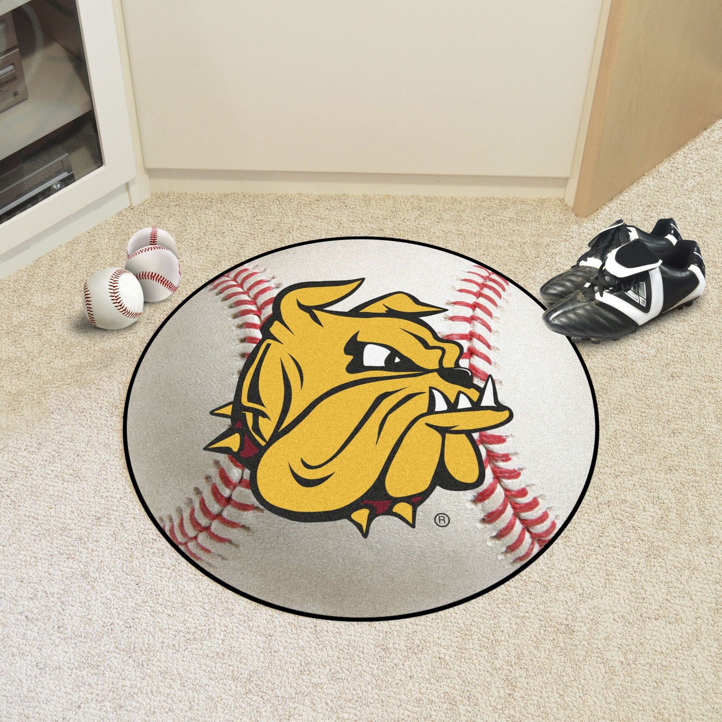 Minnesota-Duluth Baseball Mat 27" diameter