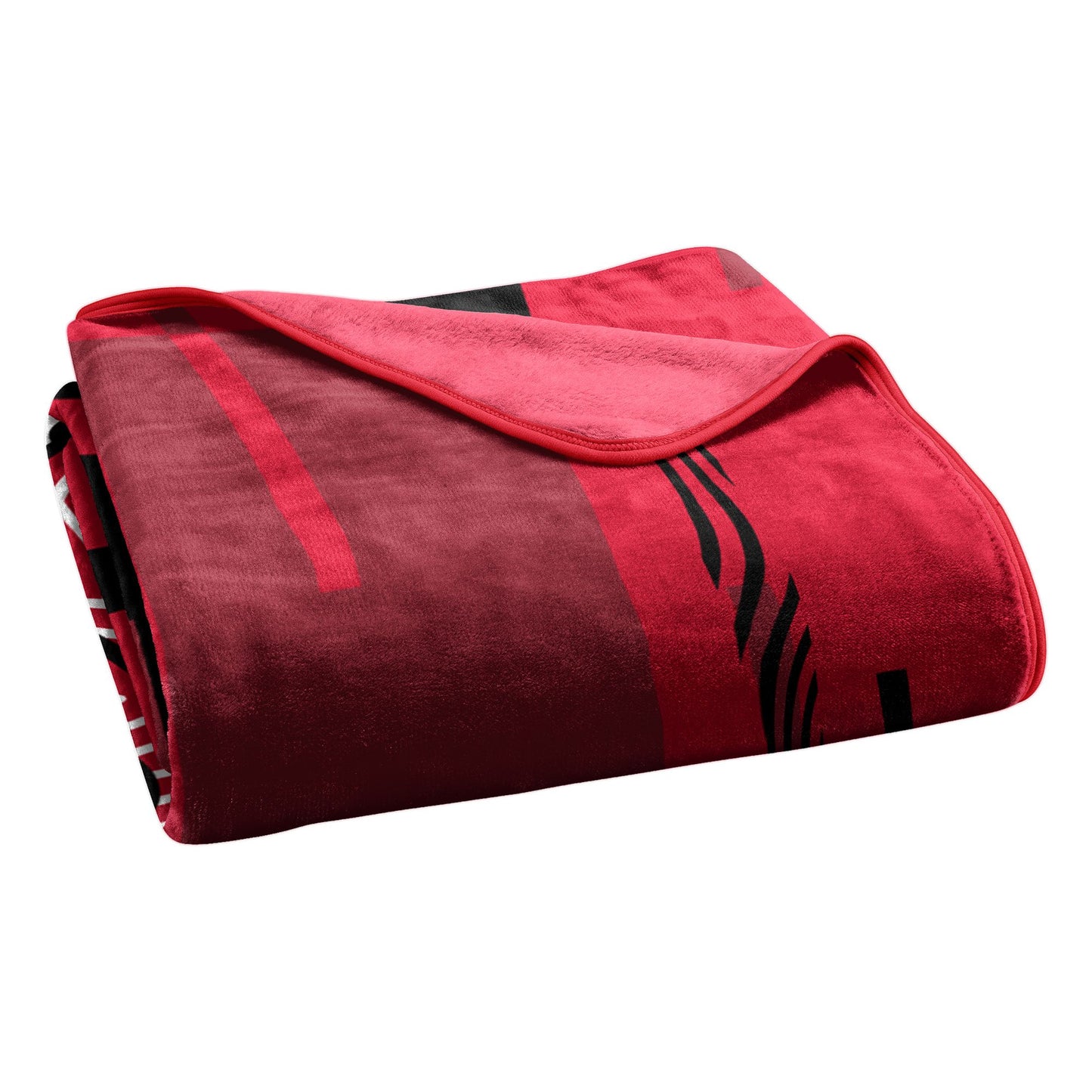 WISCONSIN OFFICIAL NCAA "Digitize" Raschel Throw Blanket; 60" x 80"