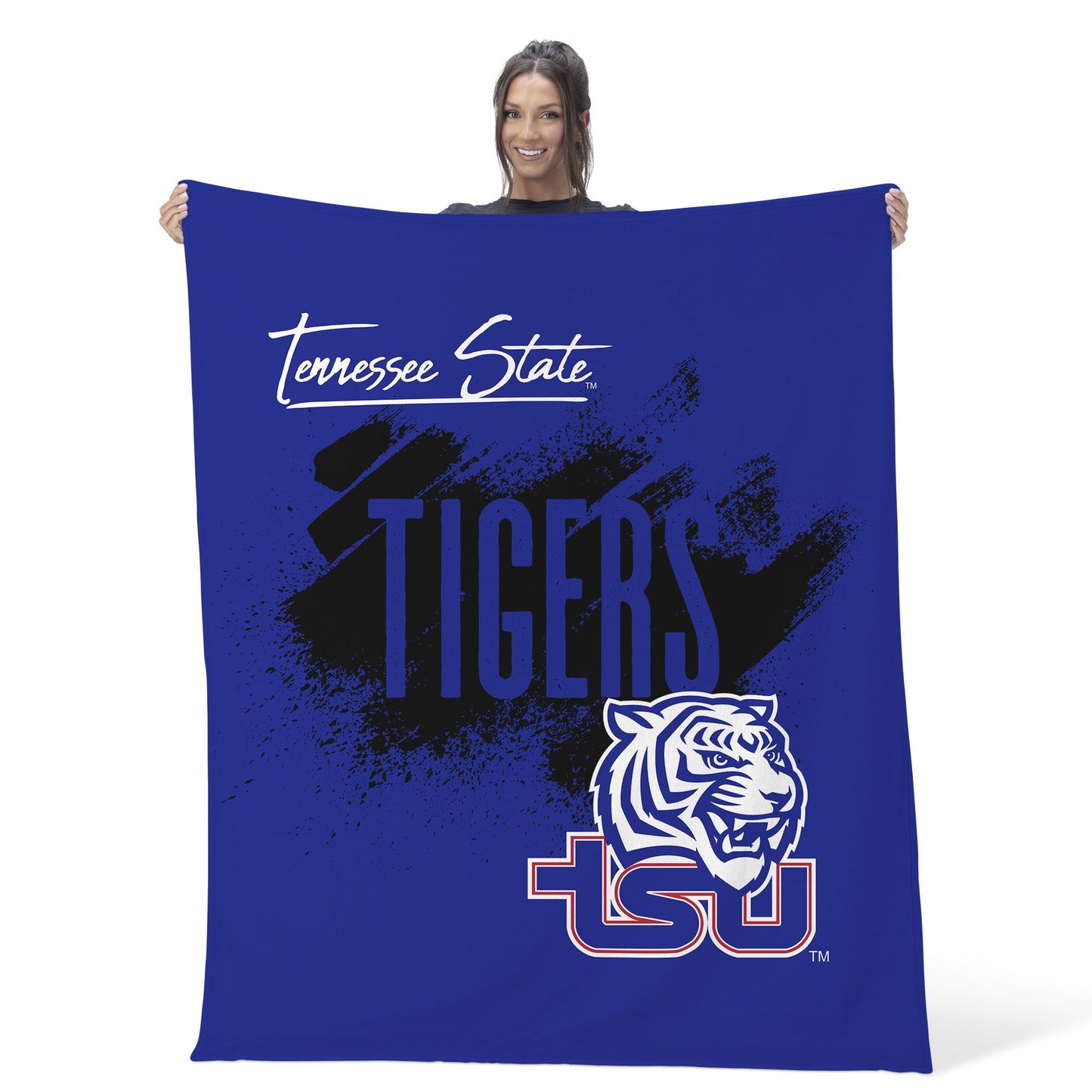 NCAA Tennessee State Tradition Silk Touch Throw Blanket 50x60 Inches