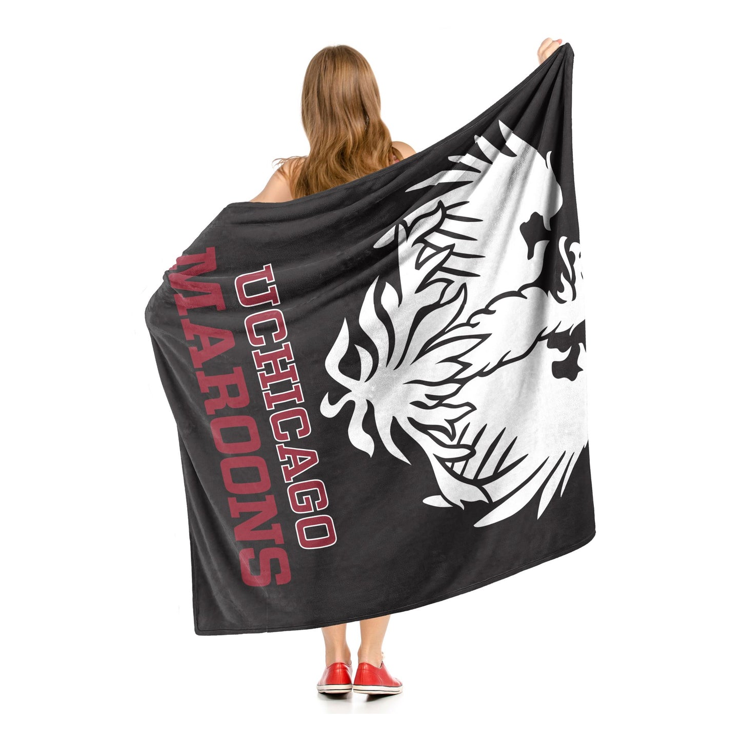 Chicago OFFICIAL NCAA "Alumni" Silk Touch Throw Blanket; 50" x 60"