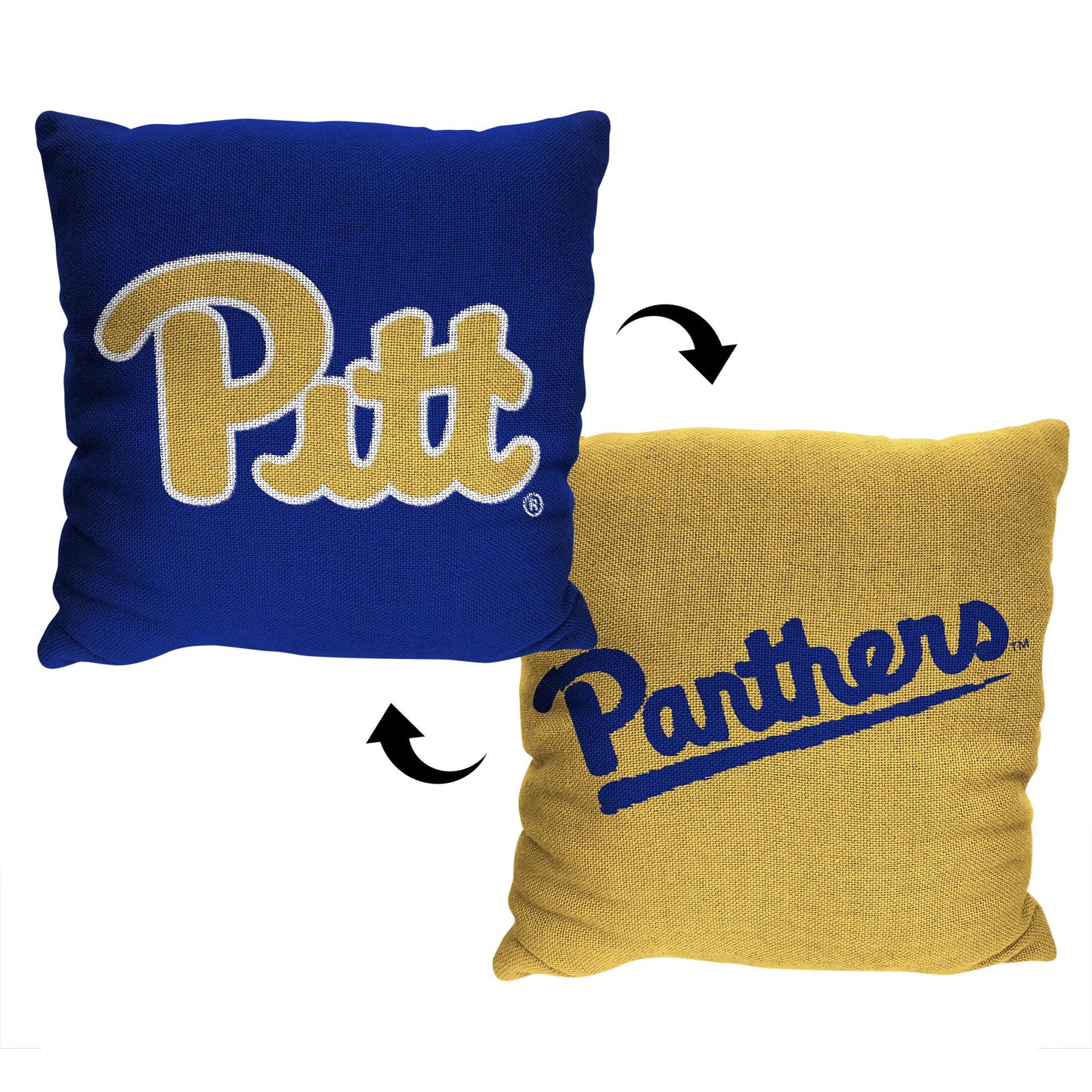 Pittsburgh OFFICIAL NCAA "Invert" Woven Pillow; 20" x 20"