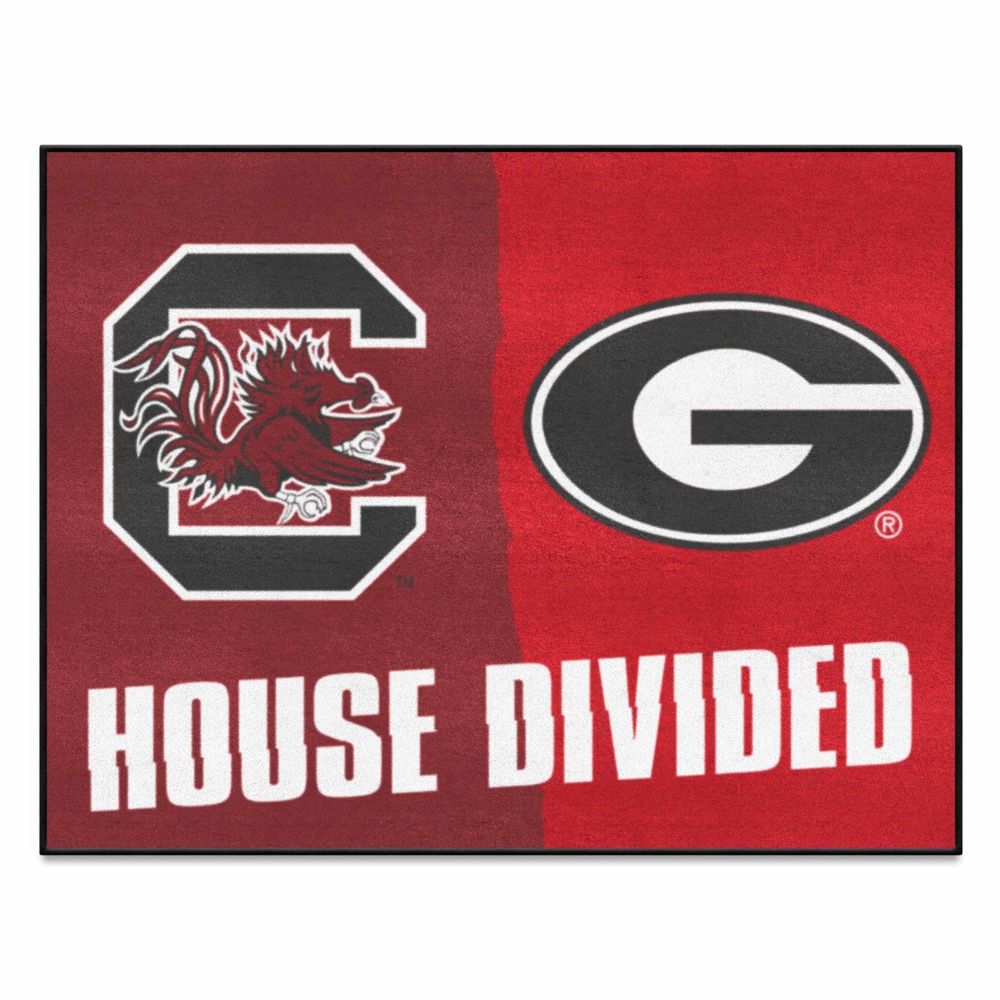 South Carolina - Georgia House Divided Rug 33.75"x42.5"