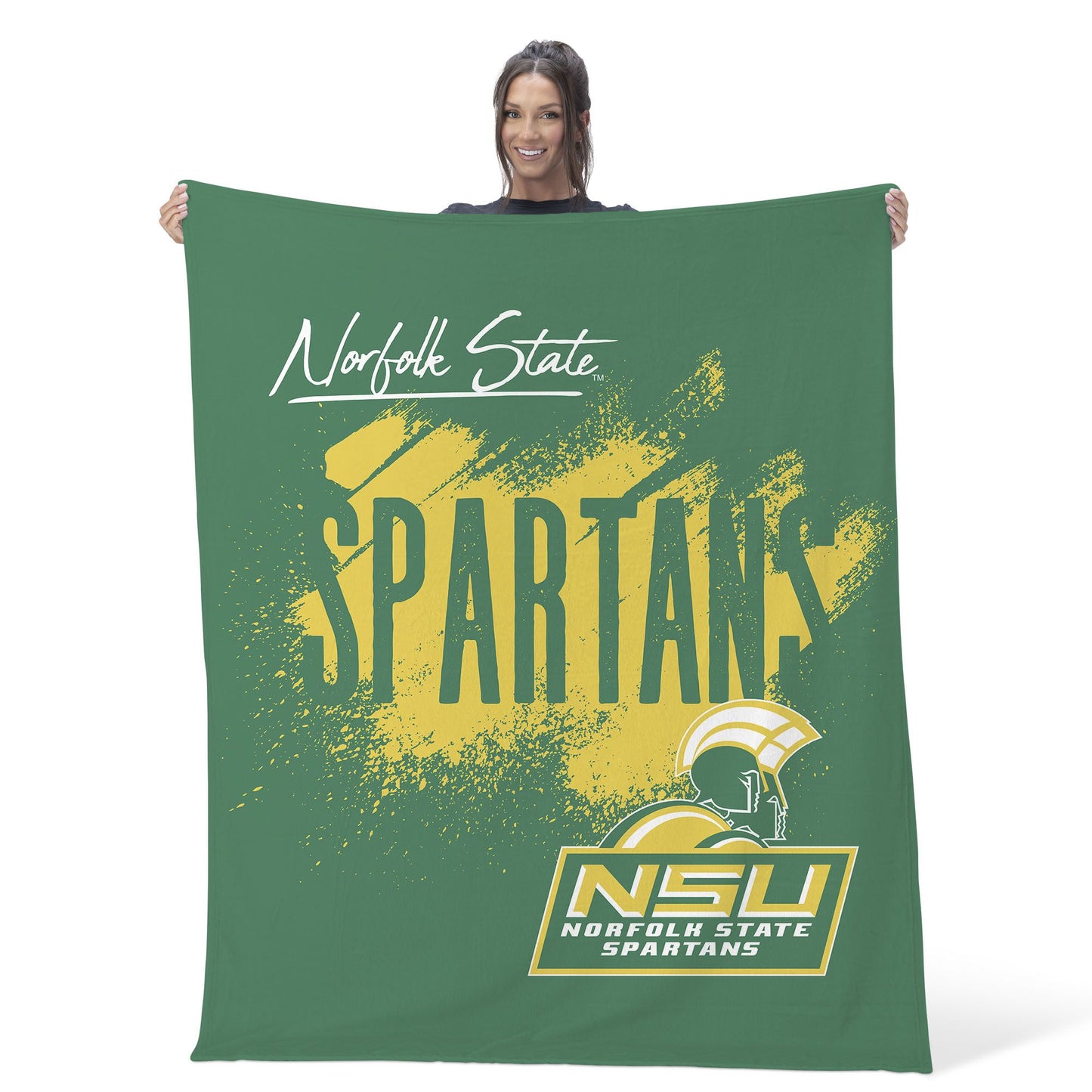 NCAA Norfolk State Tradition Silk Touch Throw Blanket 50x60 Inches