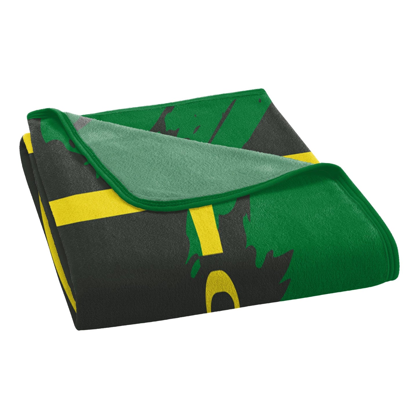 OREGON OFFICIAL NCAA "Halftone" Micro Raschel Throw Blanket; 46" x 60"