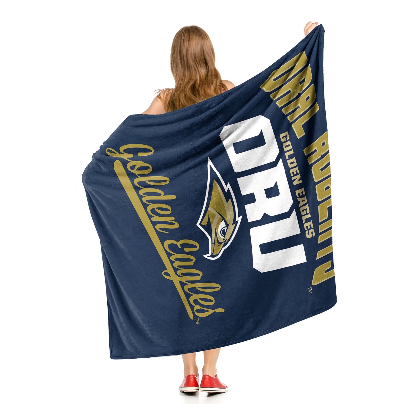 Oral Roberts OFFICIAL NCAA "Alumni" Silk Touch Throw Blanket; 50" x 60"