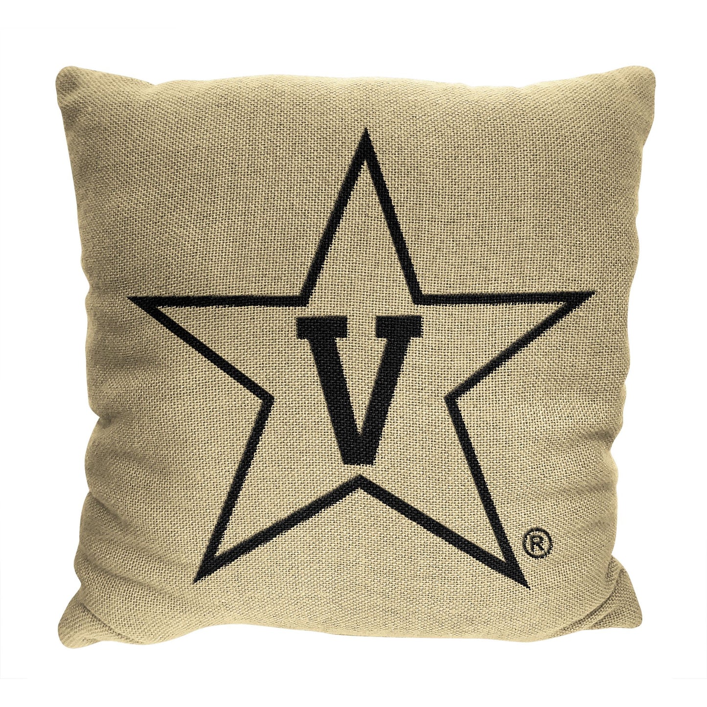 Vanderbilt OFFICIAL NCAA "Invert" Woven Pillow; 20" x 20"