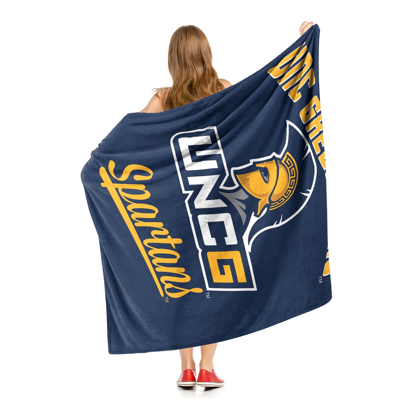 UNC Greensboro OFFICIAL NCAA "Alumni" Silk Touch Throw Blanket; 50" x 60"