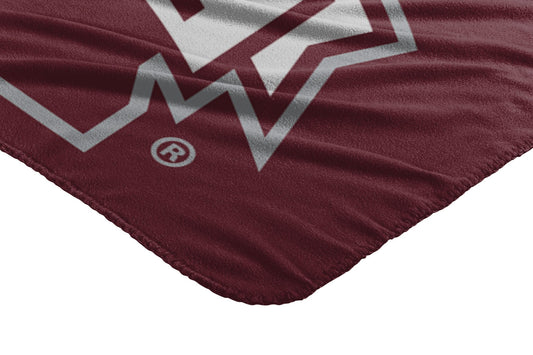 Mississippi State OFFICIAL NCAA "Campaign" Fleece Throw Blanket; 50" x 60"