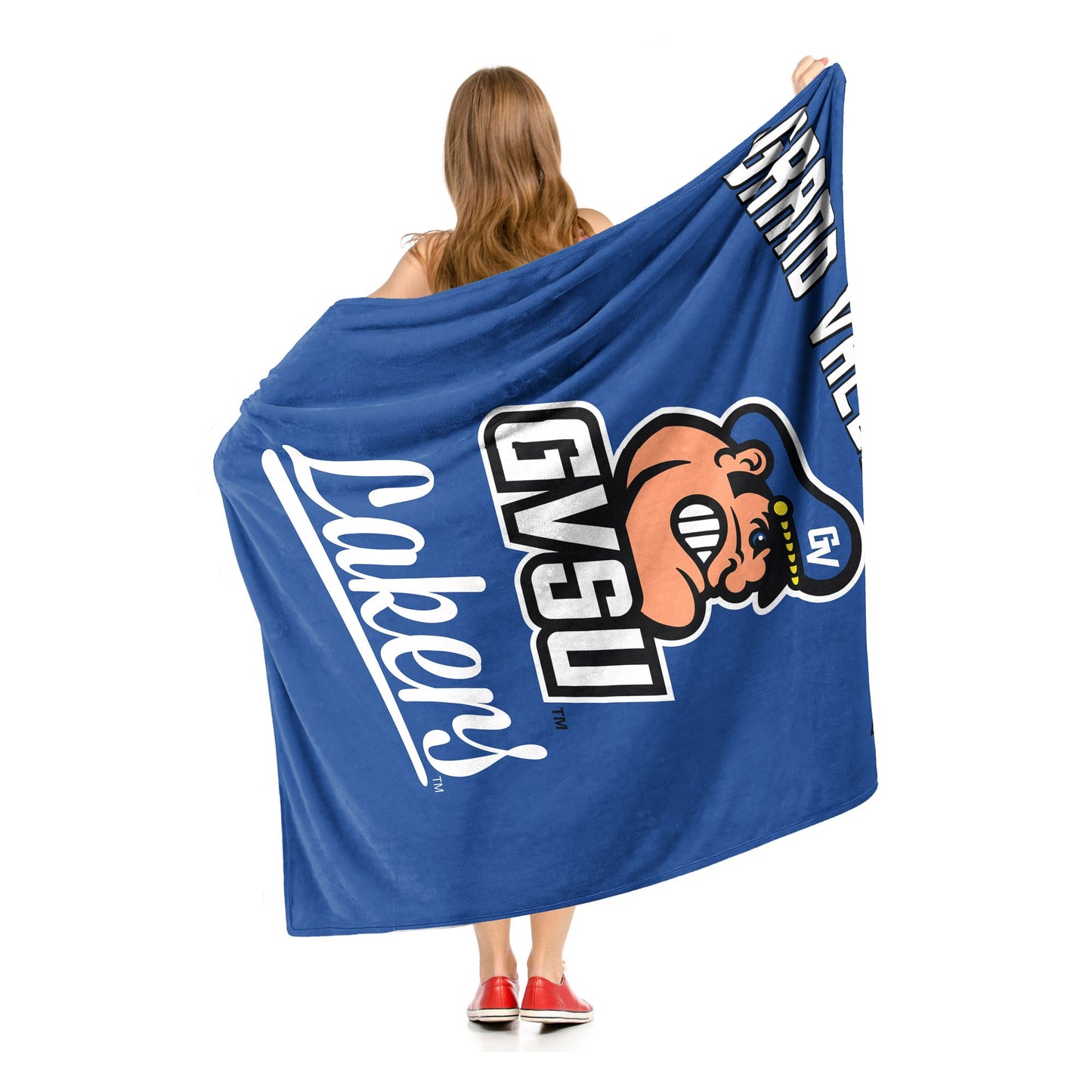 Grand Valley State OFFICIAL NCAA "Alumni" Silk Touch Throw Blanket; 50" x 60"
