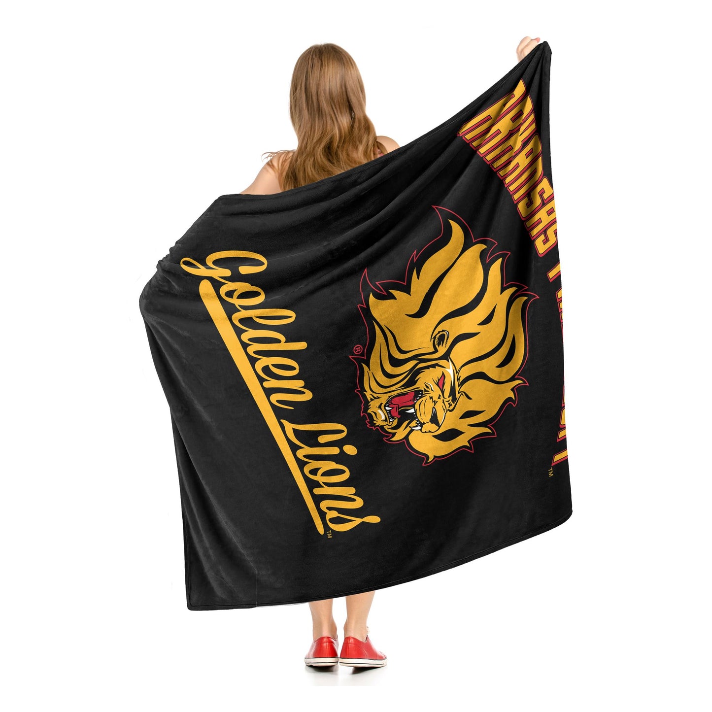 Arkansas Pine Bluff OFFICIAL NCAA "Alumni" Silk Touch Throw Blanket; 50" x 60"