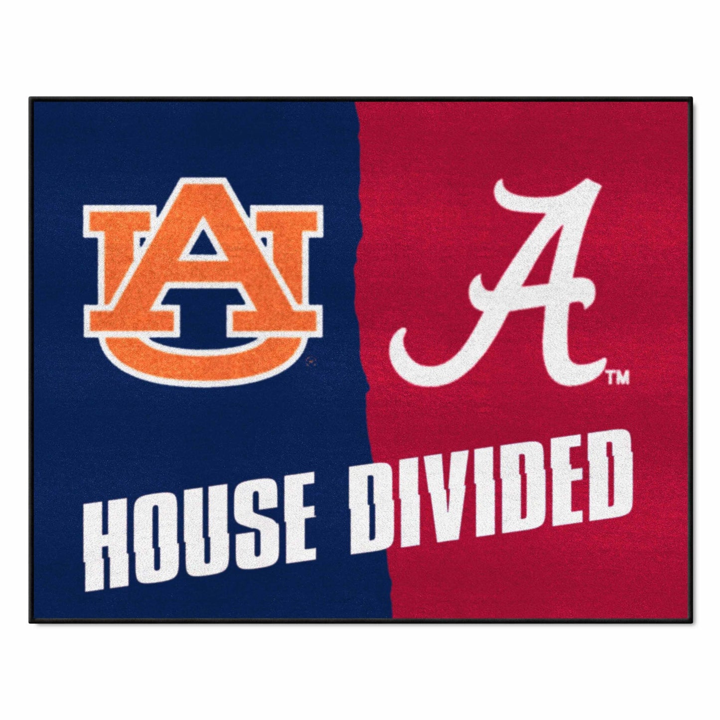 Alabama - Auburn House Divided Rug 33.75"x42.5"