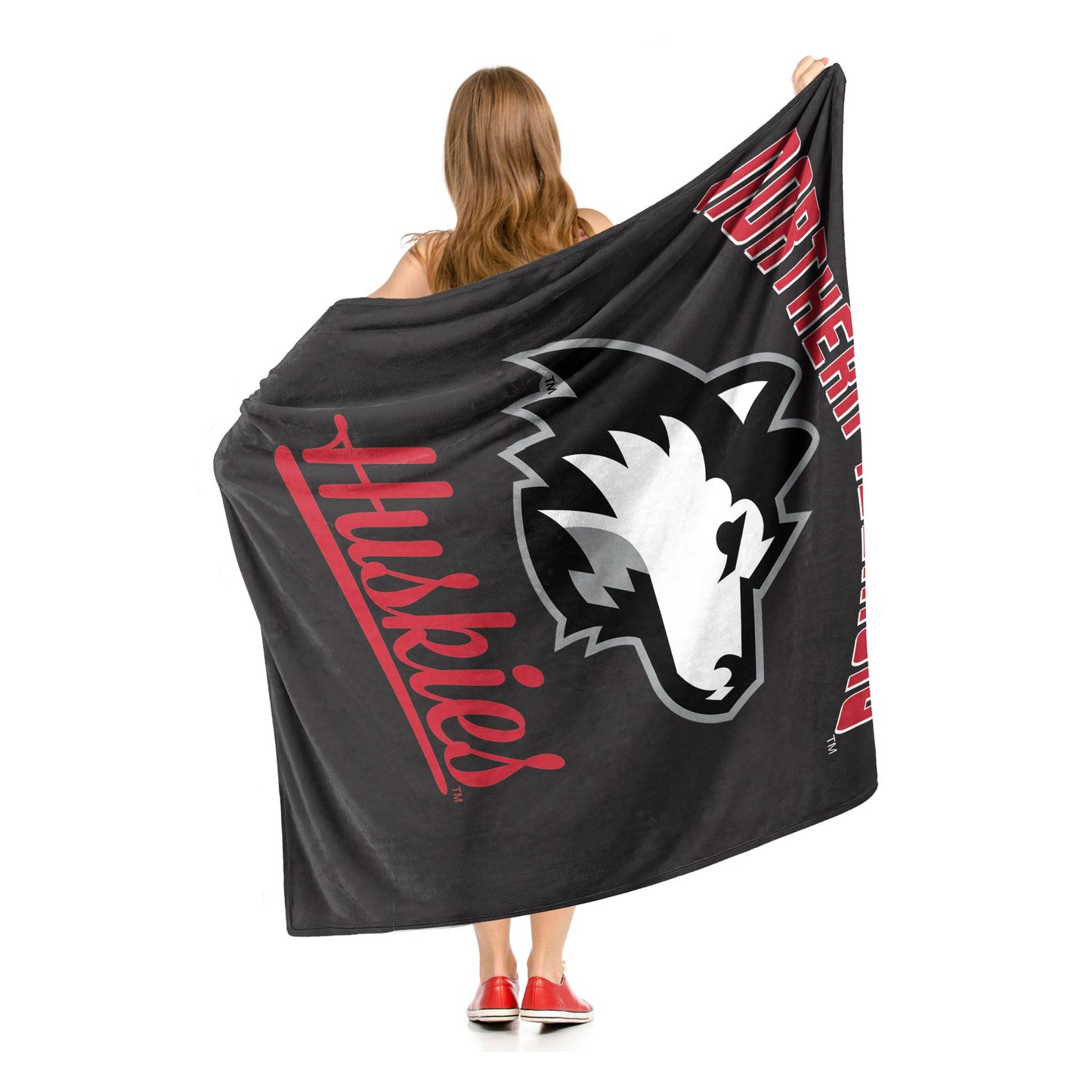 Northern Illinois OFFICIAL NCAA "Alumni" Silk Touch Throw Blanket; 50" x 60"