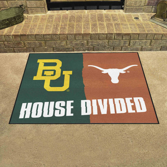 Baylor - Texas House Divided Rug 33.75"x42.5"