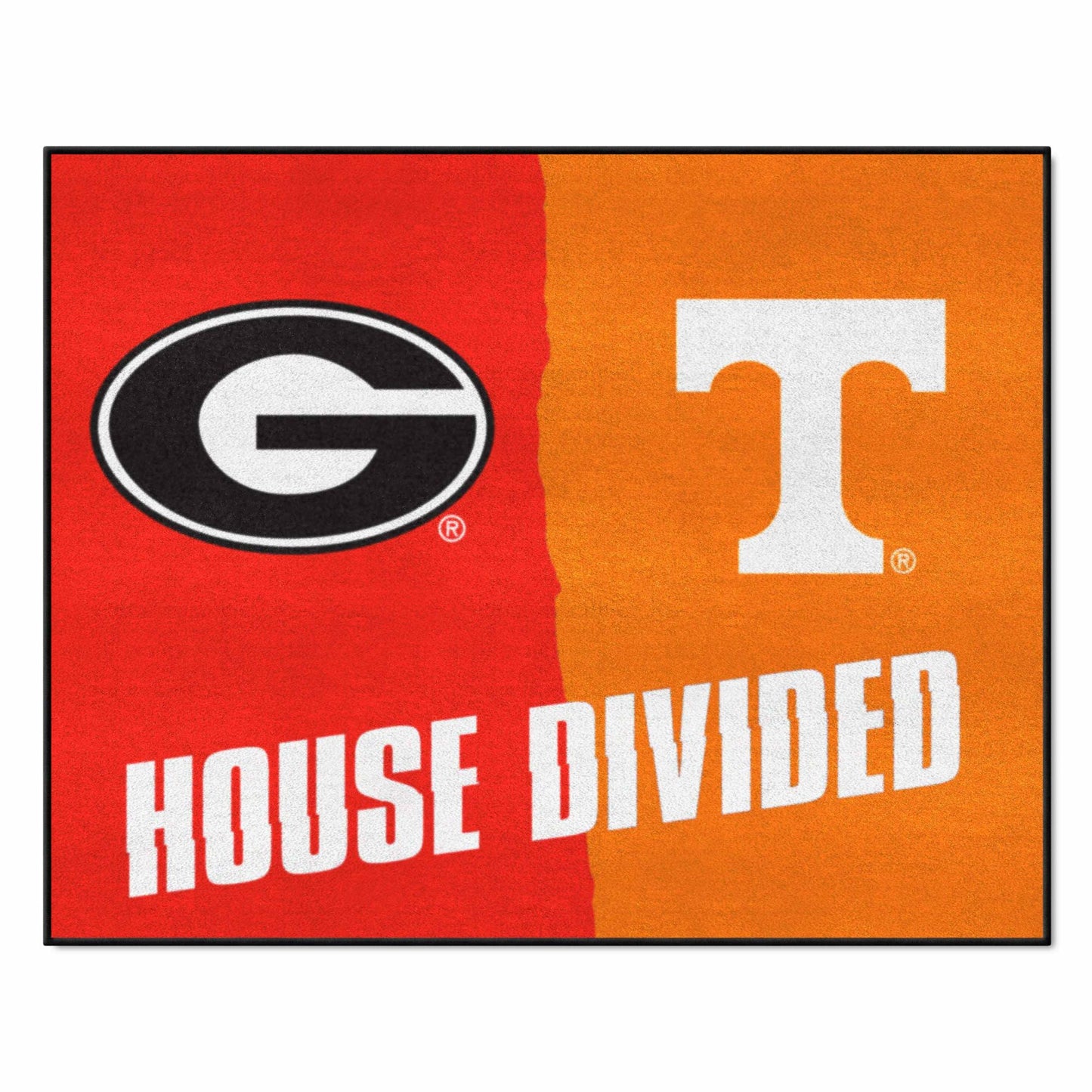Georgia - Tennessee House Divided Rug 33.75"x42.5"