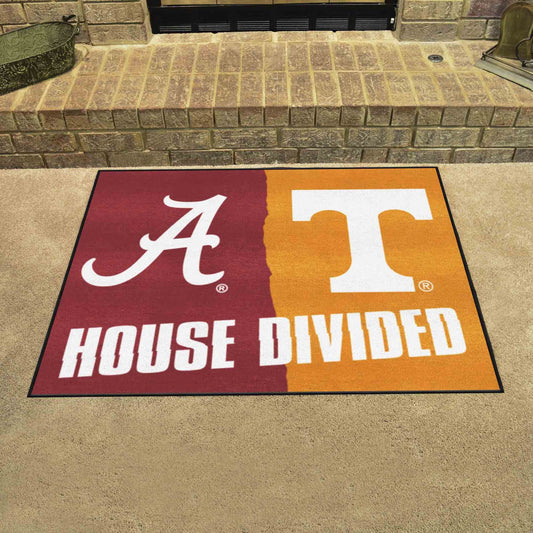 Alabama - Tennessee House Divided Rug 33.75"x42.5"