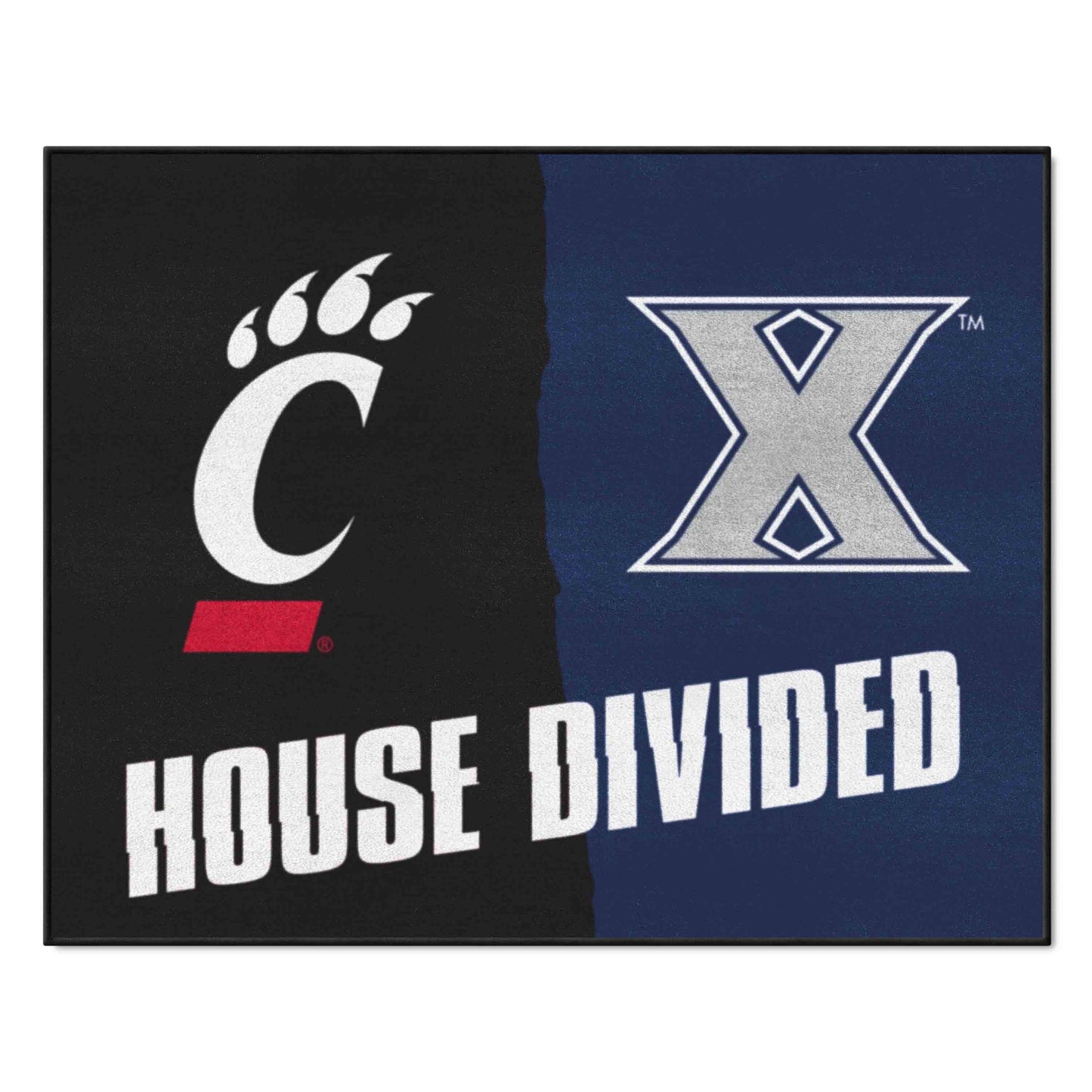 Xavier - Cincinnati House Divided Rug 33.75"x42.5"