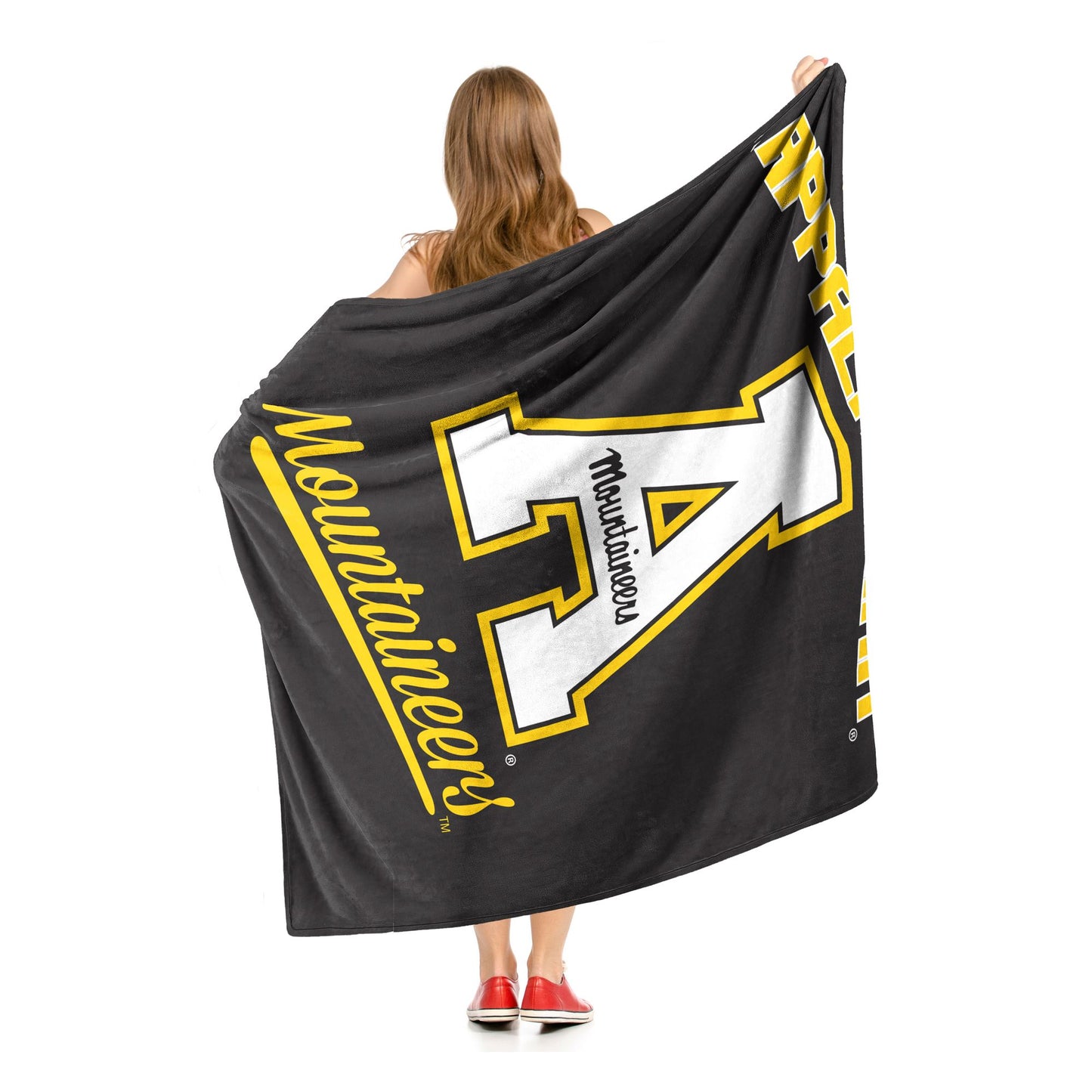 Appalachian State Mountaineers OFFICIAL NCAA "Alumni" Silk Touch Throw Blanket; 50" x 60"
