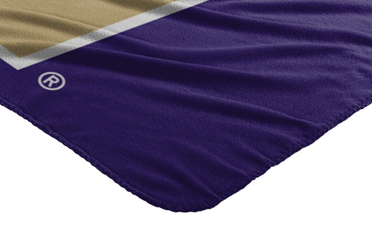 Washington OFFICIAL NCAA "Campaign" Fleece Throw Blanket; 50" x 60"