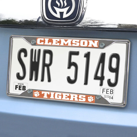 Clemson License Plate Frame 6.25"x12.25"