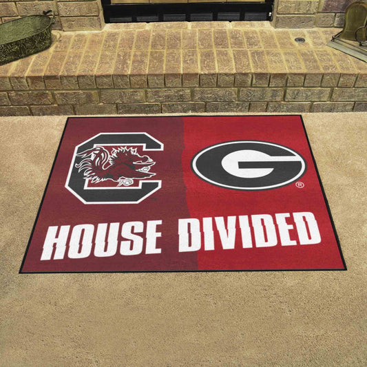 South Carolina - Georgia House Divided Rug 33.75"x42.5"