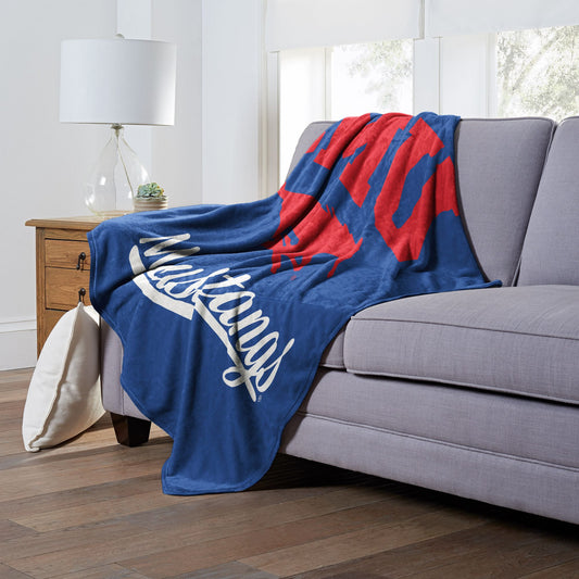 SMU OFFICIAL NCAA "Alumni" Silk Touch Throw Blanket; 50" x 60"