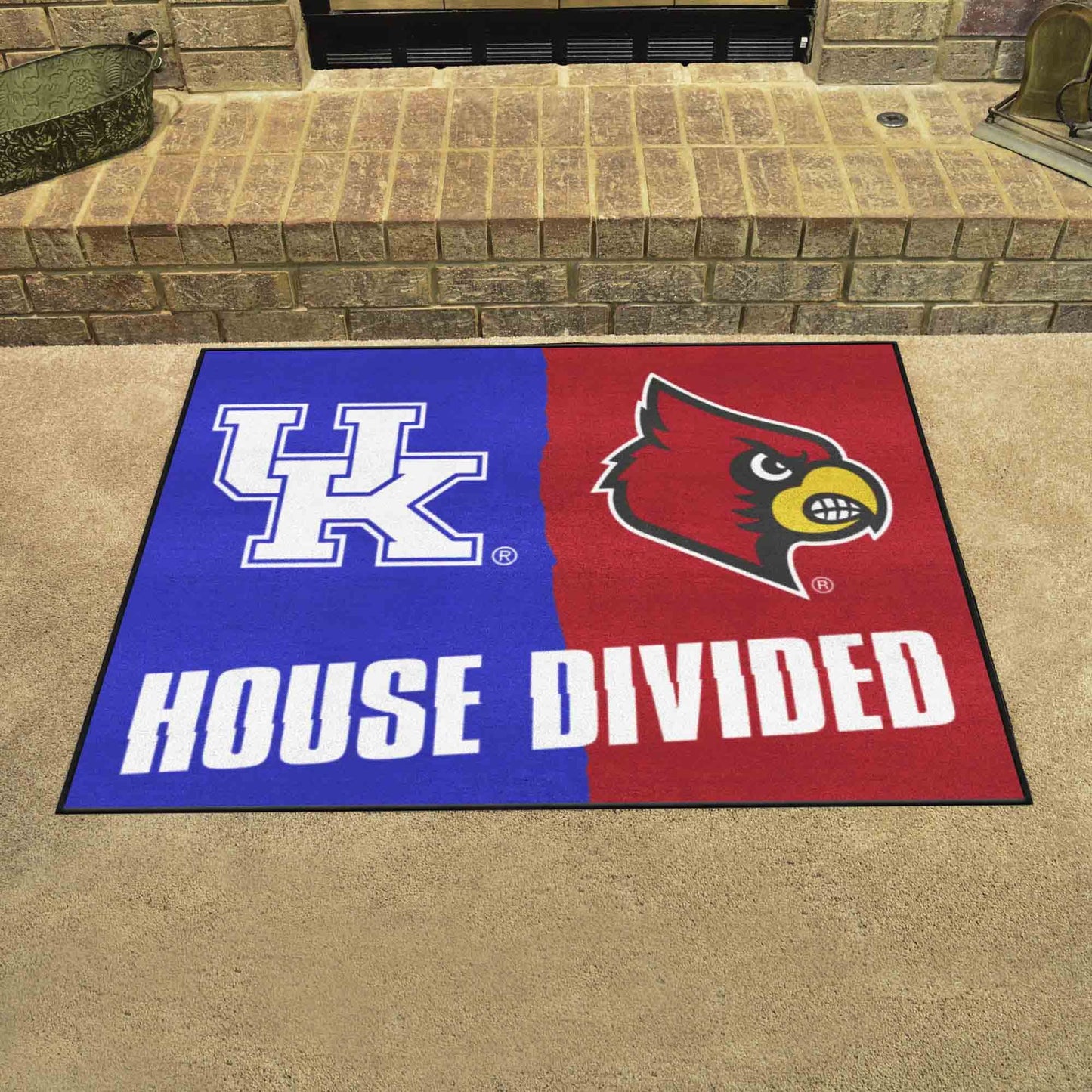 Kentucky - Louisville House Divided Rug 33.75"x42.5"