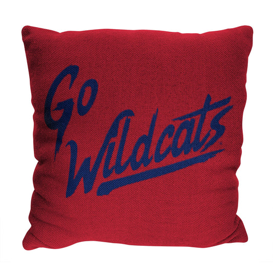 Arizona OFFICIAL NCAA "Invert" Woven Pillow; 20" x 20"