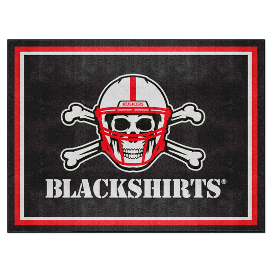 Nebraska - Blackshirts 8'x10' Rug