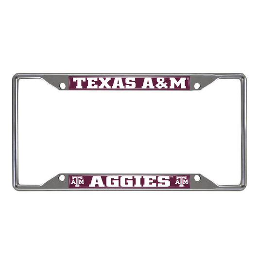 Texas A&M License Plate Frame 6.25"x12.25"