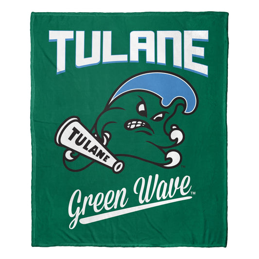Tulane OFFICIAL NCAA "Alumni" Silk Touch Throw Blanket; 50" x 60"