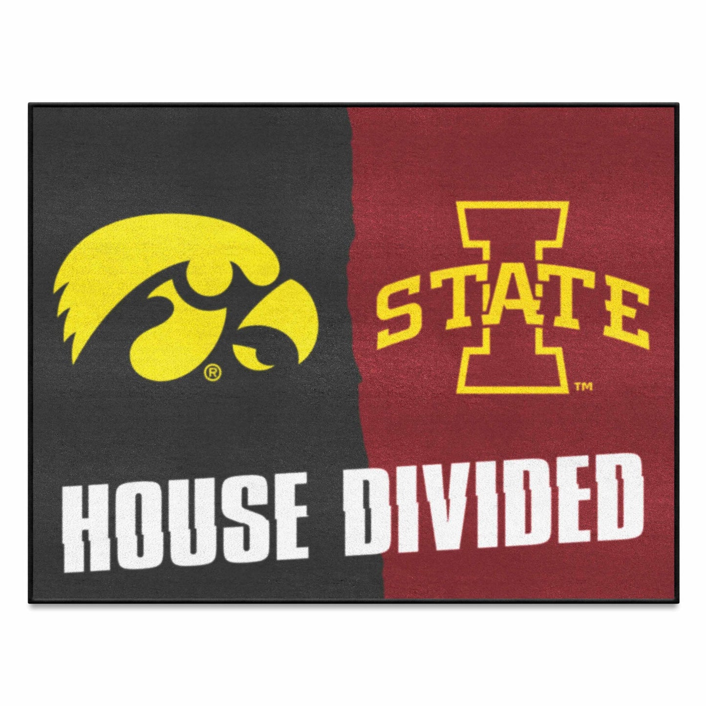 Iowa - Iowa State House Divided Rug 33.75"x42.5"