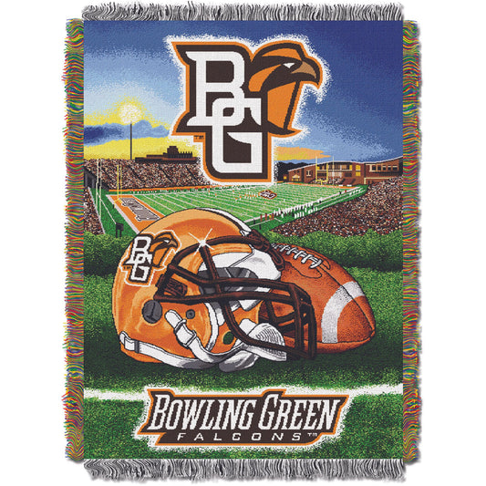 Bowling Green OFFICIAL Collegiate "Home Field Advantage" Woven Tapestry Throw