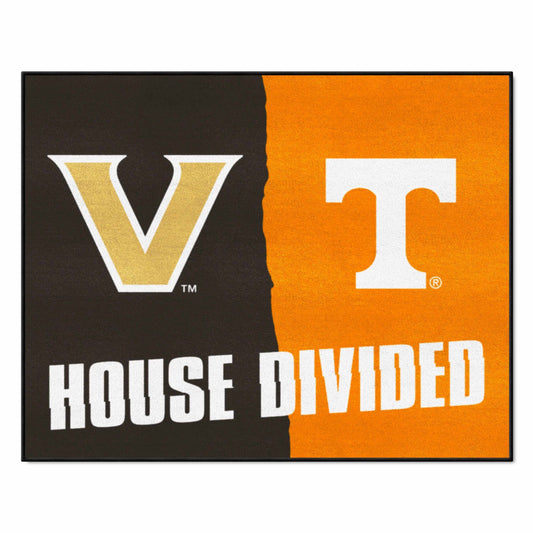 Vanderbilt - Tenneessee House Divided Rug 33.75"x42.5"