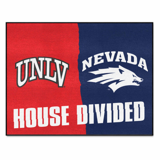 UNLV - Nevada House Divided Rug 33.75"x42.5"