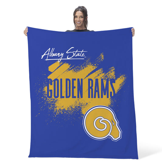 NCAA Albany State Tradition Silk Touch Throw Blanket 50x60 Inches