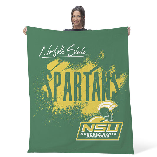 NCAA Norfolk State Tradition Silk Touch Throw Blanket 50x60 Inches