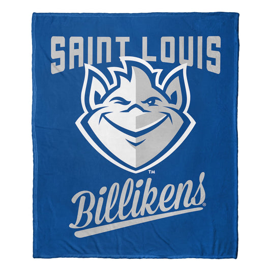 Saint Louis OFFICIAL NCAA "Alumni" Silk Touch Throw Blanket; 50" x 60"